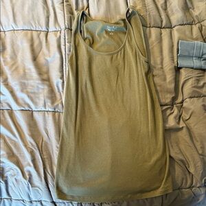Isabel Maternity Olive Tank Top